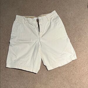 Izod Men's Tan Flat Front Shorts